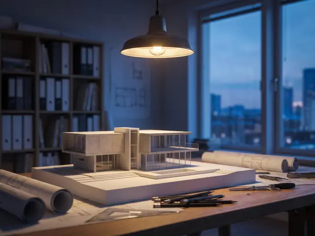 Erstelltes Beispielbild: Neubau eines Architekturbüros